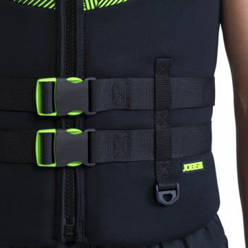 Gilet De Sauvetage Enfant Jobe Néoprène - Flottabilité 50N, Taille 116, Vert Lime