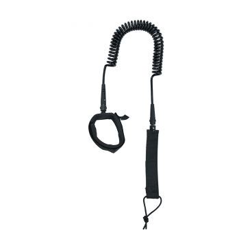 Leash coiled noir 10'...