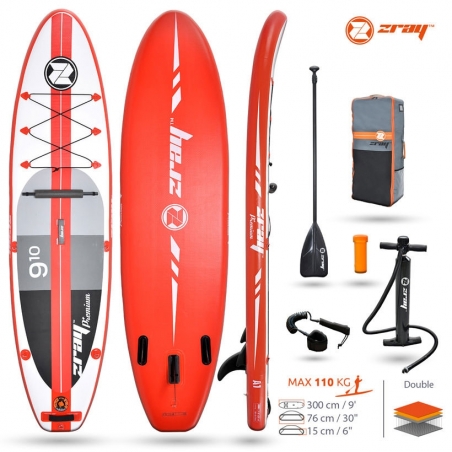 Paddle gonflable : SUP Zray A1 ATOLL 9'10 Paddle gonflable : SUP Zray A1 ATOLL 9'10