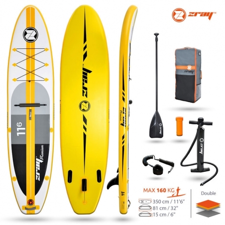 Paddle gonflable : SUP Zray A4 ATOLL EPIC 11'6 Paddle gonflable : SUP Zray A4 ATOLL EPIC 11'6