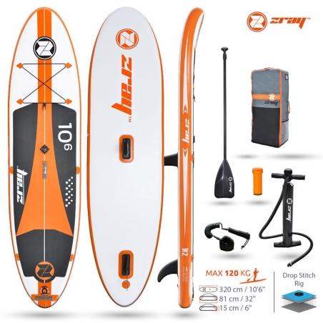 Paddle gonflable : SUP Zray W2 Paddle gonflable : SUP Zray W2