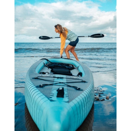 COASTO Coasto CAPITOLE - Kayak hinchable 2 personas grey/blue + accesorios  - Private Sport Shop